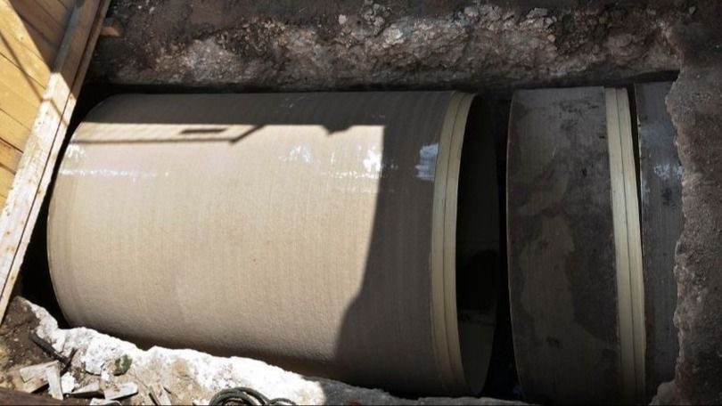 Trenchless sewer line work